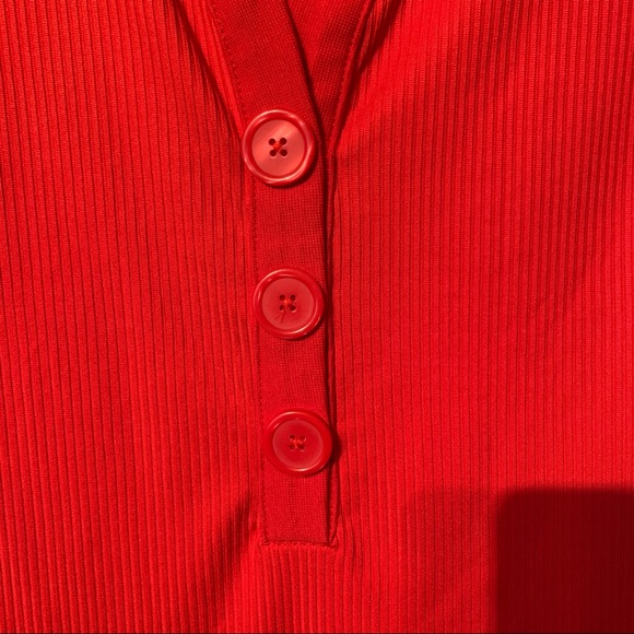 Zara semi causal red dress - Picture 4 of 6